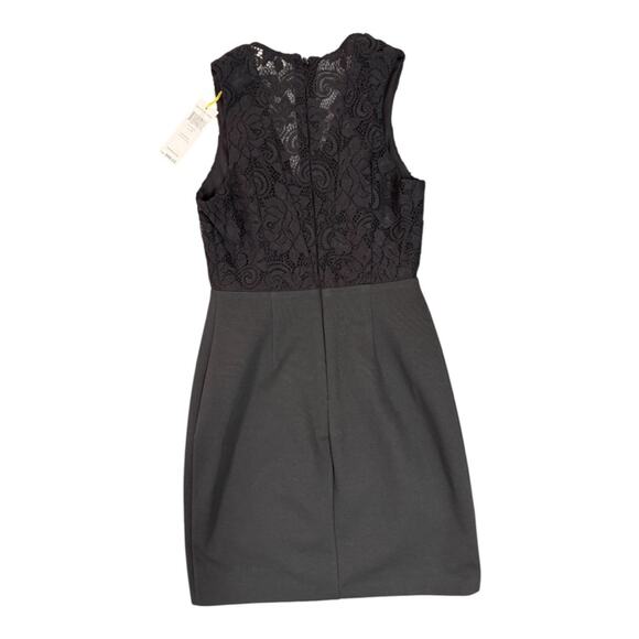 BCBGeneration Women’s Dress Short V Neck Lace Black 0 - Picture 2 of 11
